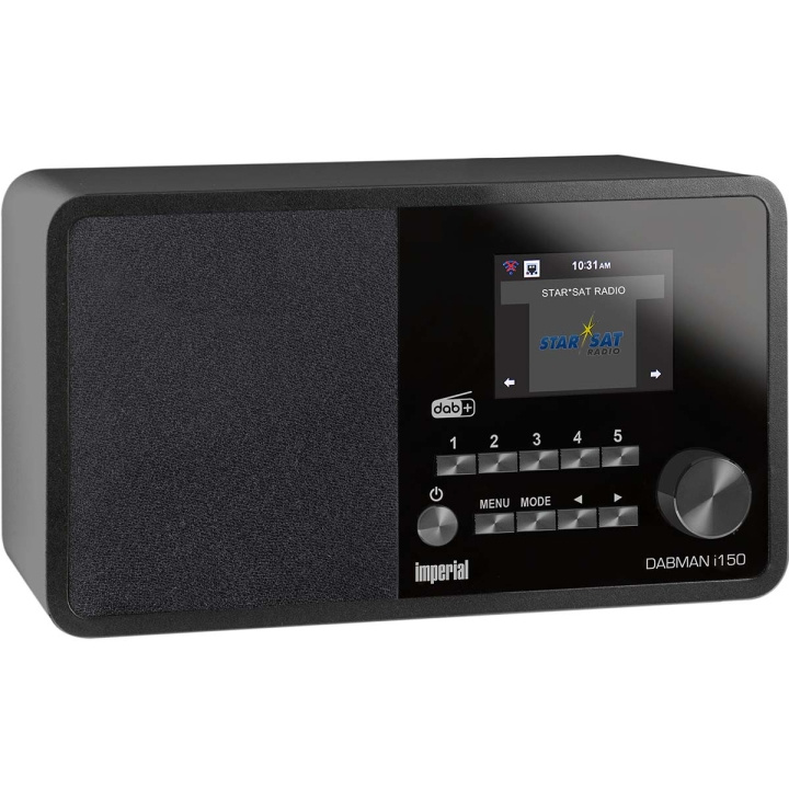 imperial DABMAN i150 Kompakt hybridradio til internet / DAB+ / FM Sort i gruppen HJEMMEELEKTRONIK / Lyd & billede / Hjemmebiograf, HiFi & Bærbar / Radio og vækkeure / Radio hos TP E-commerce Nordic AB (C78749)