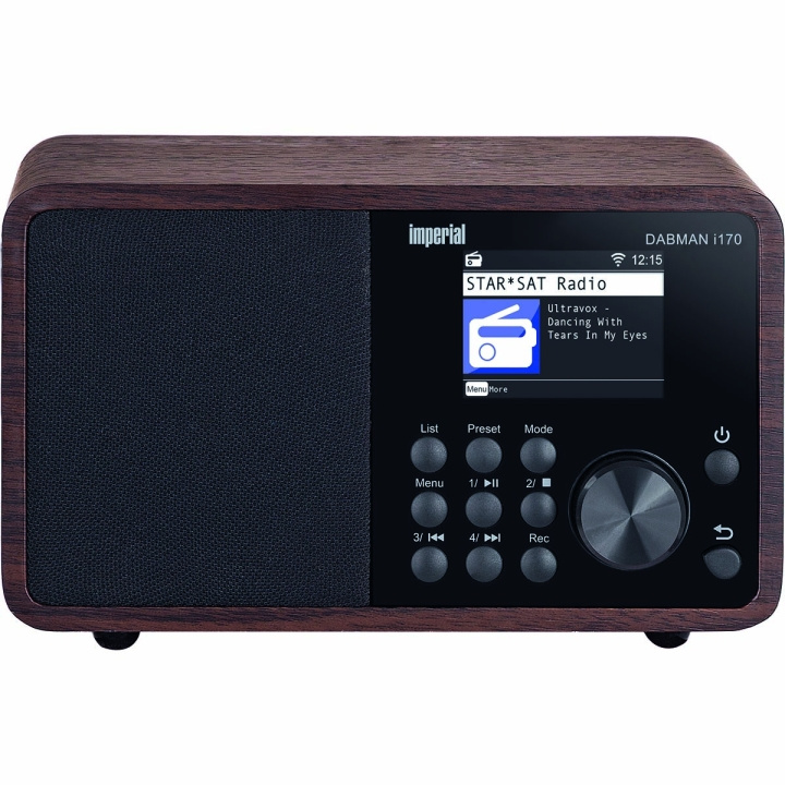 imperial DABMAN i170 DAB+ og internetradio Wood Look i gruppen HJEMMEELEKTRONIK / Lyd & billede / Hjemmebiograf, HiFi & Bærbar / Radio og vækkeure / Radio hos TP E-commerce Nordic AB (C78750)