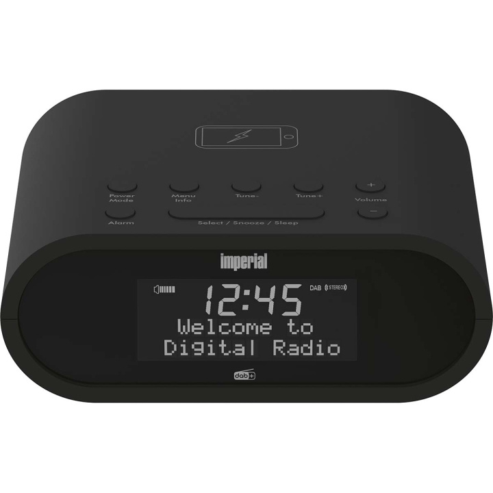 imperial DABMAN d20 DAB+ og FM-radiovækkeur Sort i gruppen HJEMMEELEKTRONIK / Lyd & billede / Hjemmebiograf, HiFi & Bærbar / Radio og vækkeure hos TP E-commerce Nordic AB (C78751)