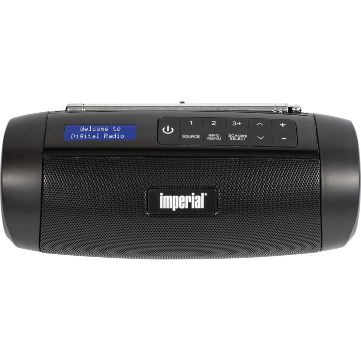 imperial DABMAN GO DAB+ / FM kompakt radio sort i gruppen HJEMMEELEKTRONIK / Lyd & billede / Hjemmebiograf, HiFi & Bærbar / Radio og vækkeure / Radio hos TP E-commerce Nordic AB (C78753)