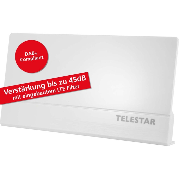 TELESTAR ANTENNA 9 LTE aktiv DVB-T indendørs antenne Hvid i gruppen HJEMMEELEKTRONIK / Lyd & billede / Tv og tilbehør / Antenner og tilbehør hos TP E-commerce Nordic AB (C78761)