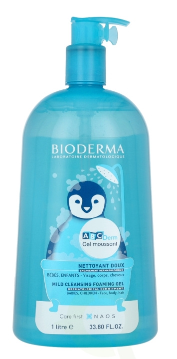 Bioderma ABCDerm Mild Cleansing Foaming Gel 1000 ml i gruppen SKØNHED & HELSE / Hudpleje / Kropspleje / Bad & brusecreme hos TP E-commerce Nordic AB (C78841)