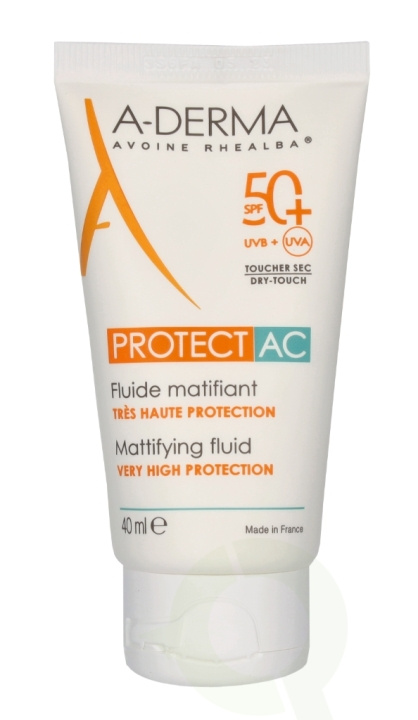 A-Derma Protect AC Mattifying Fluid SPF50+ 40 ml i gruppen SKØNHED & HELSE / Hudpleje / Tanning / Solbeskyttelse hos TP E-commerce Nordic AB (C78848)