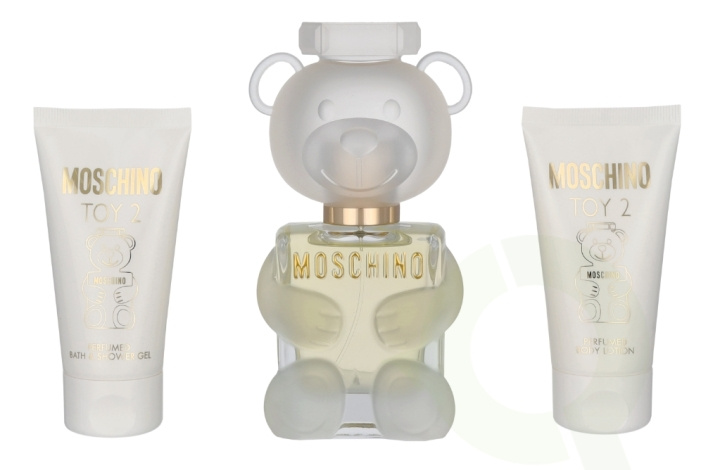 Moschino Toy 2 Giftset 150 ml Edp Spray 50ml/Body Lotion 50ml/Shower Gel 50ml i gruppen SKØNHED & HELSE / Gaveæske / Gaveæske til hende hos TP E-commerce Nordic AB (C78864)