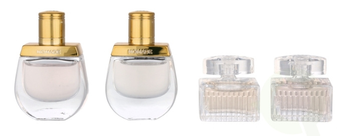 Chloe Les Parfums Set 20 ml Nomade Edp 5ml/Edt 5ml/Chloe Edp 5ml/Chloe Rose Tangerine Edt 5ml i gruppen SKØNHED & HELSE / Gaveæske / Gaveæske til hende hos TP E-commerce Nordic AB (C78884)