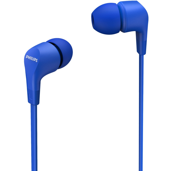 Philips TAE1105BL Trådanslutna in-ear-hörlurar med inbyggd fjärrkontroll. Blåa i gruppen HJEMMEELEKTRONIK / Lyd & billede / Hovedtelefoner & Tilbehør / Hovedtelefoner hos TP E-commerce Nordic AB (C78946)