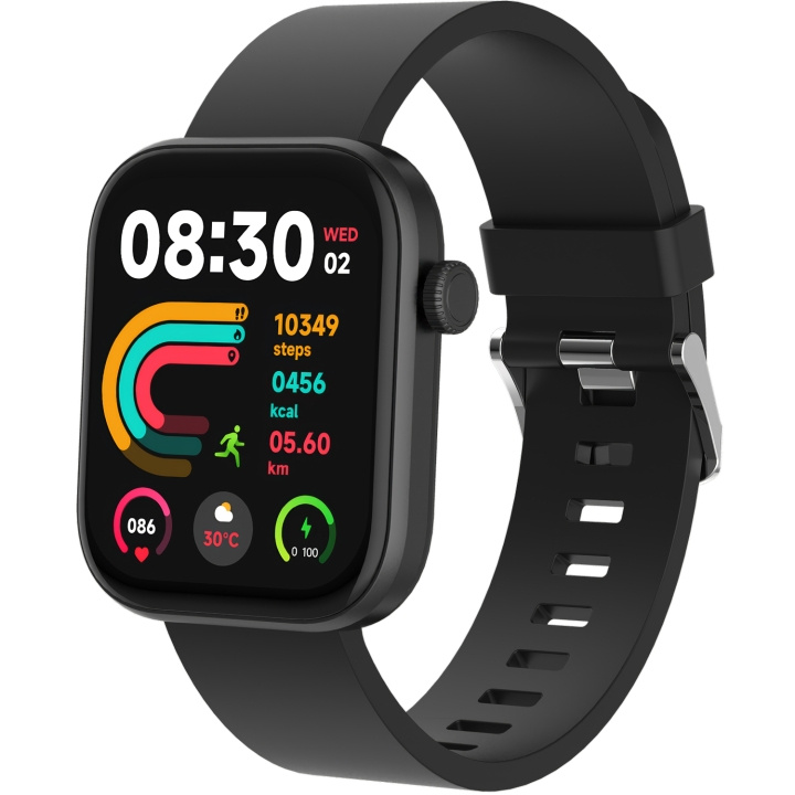 Denver Bluetooth AMOLED Smart Watch Svart i gruppen SPORT, FRITID & HOBBY / Smartwatch & Aktivitetsmåler / Smartwatches hos TP E-commerce Nordic AB (C78952)