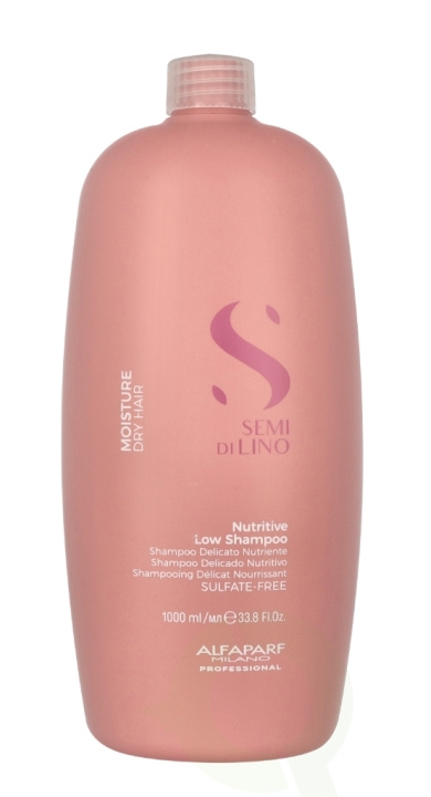 Alfaparf Semi Di Lino Nutritive Low Shampoo 1000 ml Dry Hair, Sulfate-Free i gruppen SKØNHED & HELSE / Hår og styling / Hårpleje / Shampoo hos TP E-commerce Nordic AB (C79015)