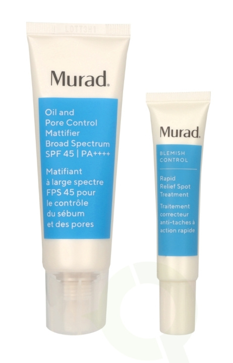 Murad Blemish Value 2024 Set 65 ml Rapid Spot Treatment 15ml/Oil-Control Mattifier SPF45 50ml i gruppen SKØNHED & HELSE / Hudpleje / Ansigt / Ansigtscreme hos TP E-commerce Nordic AB (C79045)