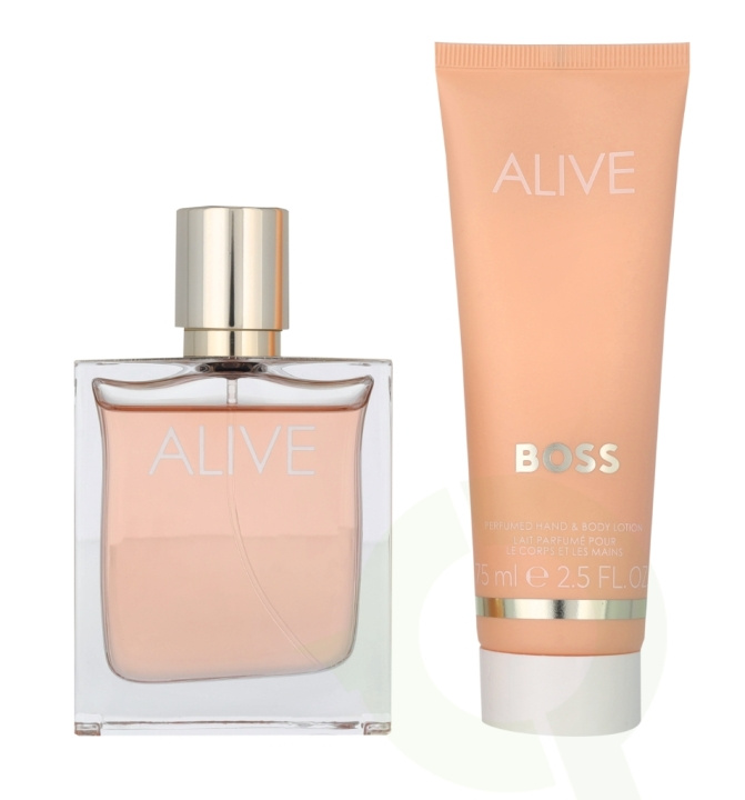 Hugo Boss Alive Giftset 125 ml Edp Spray 50ml/Body Lotion 75ml i gruppen SKØNHED & HELSE / Gaveæske / Gaveæske til hende hos TP E-commerce Nordic AB (C79052)