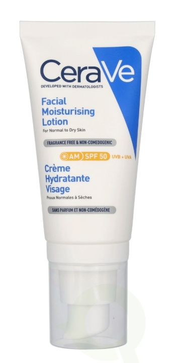 Cerave Facial Moisturising Lotion SPF50 52 ml For Normal To Dry Skin i gruppen SKØNHED & HELSE / Hudpleje / Kropspleje / Body lotion hos TP E-commerce Nordic AB (C79100)