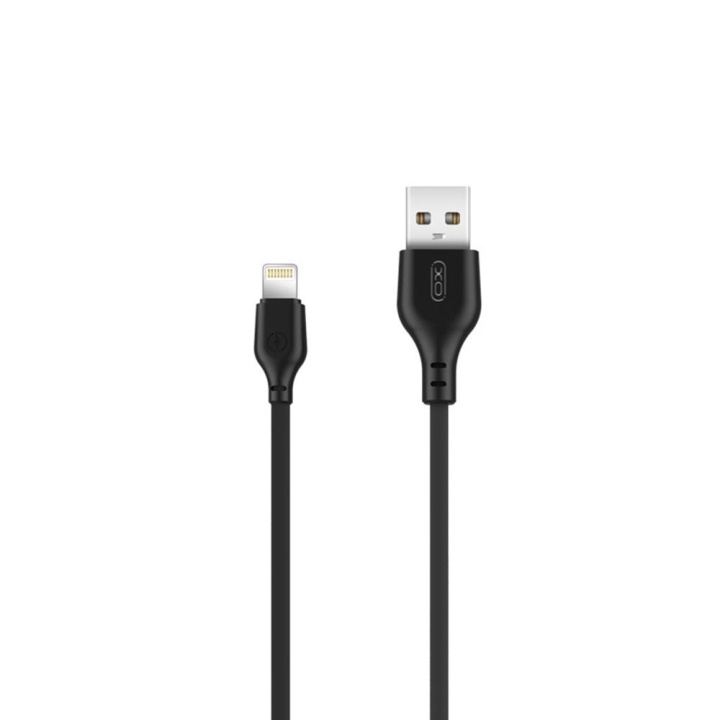 XO kabel NB103 USB - Lightning 2,0 m 2,1A svart i gruppen SMARTPHONES & TABLETS / Opladere og kabler / Kabler / Kabler Lightning hos TP E-commerce Nordic AB (C79138)