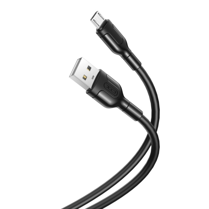 XO kabel NB212 USB - microUSB 1,0 m 2,1A svart i gruppen SMARTPHONES & TABLETS / Opladere og kabler / Kabler / Kabler microUSB hos TP E-commerce Nordic AB (C79185)