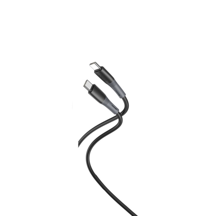 XO kabel NB-Q226B USB-C - USB-C 1m 60W svart i gruppen COMPUTERTILBEHØR / Kabler og adaptere / USB / USB-C hos TP E-commerce Nordic AB (C79233)