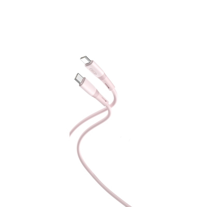 XO kabel NB-Q226B USB-C - USB-C 1m 60W rosa i gruppen COMPUTERTILBEHØR / Kabler og adaptere / USB / USB-C hos TP E-commerce Nordic AB (C79234)