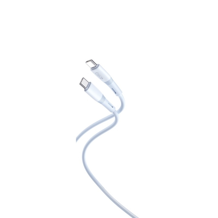 XO kabel NB-Q226B USB-C - USB-C 1m 60W blå i gruppen COMPUTERTILBEHØR / Kabler og adaptere / USB / USB-C hos TP E-commerce Nordic AB (C79235)