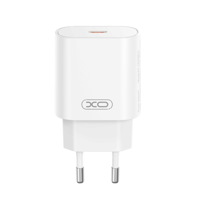 XO väggladdare CE25 PD 25W 1x USB-C vit i gruppen SMARTPHONES & TABLETS / Opladere og kabler / Vægoplader / Væg oplader Type C hos TP E-commerce Nordic AB (C79318)