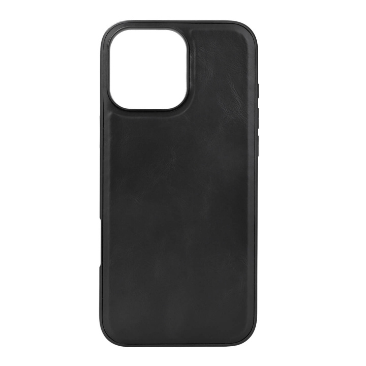 Buffalo Backcover Leather MagSeries iPhone 16 Pro Max Black i gruppen SMARTPHONES & TABLETS / Mobil Beskyttelse / Apple / iPhone 16 hos TP E-commerce Nordic AB (C79383)