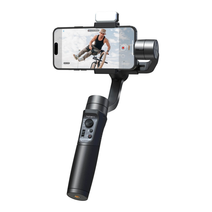 Hohem Smartphone Gimbal iSteady Mobile+ 2024 med Belysning i gruppen SMARTPHONES & TABLETS / Øvrigt tilbehør / Andet hos TP E-commerce Nordic AB (C79409)