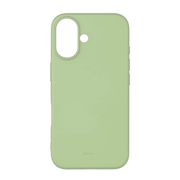 Onsala Mobilcover med Silikone Feel Lime - iPhone 16 i gruppen SMARTPHONES & TABLETS / Mobil Beskyttelse / Apple / iPhone 16 hos TP E-commerce Nordic AB (C79418)