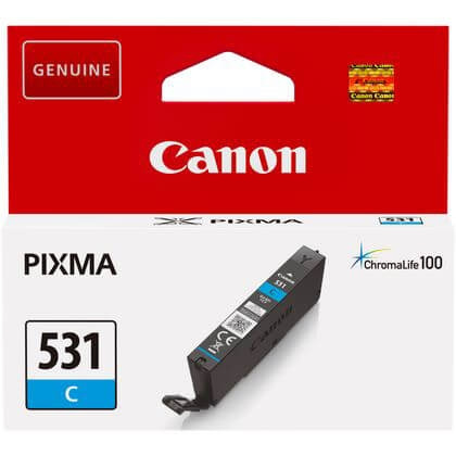 Canon Ink 6119C001 CLI-531 Cyan i gruppen COMPUTERTILBEHØR / Printere og tilbehør / Blæk og toner / Blækpatroner / Canon hos TP E-commerce Nordic AB (C79424)