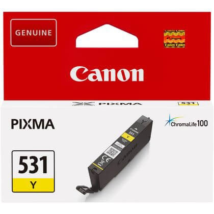 Canon Ink 6121C001 CLI-531 Yellow i gruppen COMPUTERTILBEHØR / Printere og tilbehør / Blæk og toner / Blækpatroner / Canon hos TP E-commerce Nordic AB (C79426)