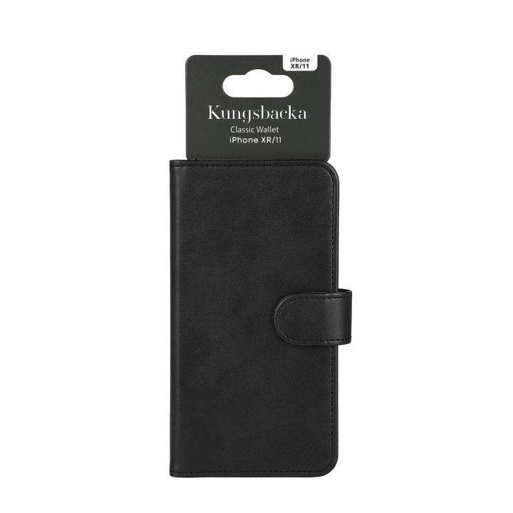 Kungsbacka Classic Wallet iPhone XR/11 Sort i gruppen SMARTPHONES & TABLETS / Mobil Beskyttelse / Apple / iPhone 11 hos TP E-commerce Nordic AB (C79440)