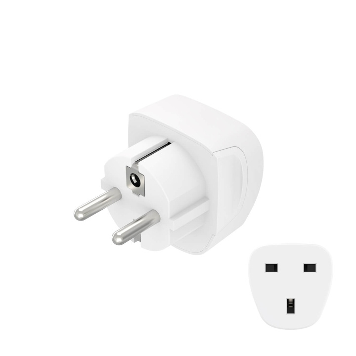 Hama Rejseadapter Type G UK->EU i gruppen HJEM, HUS & HAVE / Elektricitet & Belysning / Rejseadaptere hos TP E-commerce Nordic AB (C79449)