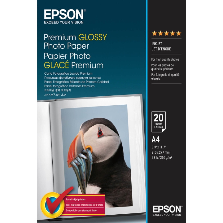 Epson Premium Blankt Fotopapir A4- 20 Ark i gruppen HJEMMEELEKTRONIK / Foto og video / Fotografi udstyr / Andet hos TP E-commerce Nordic AB (C79464)