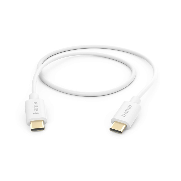 Hama Ladekabel USB-C til USB-C 1.0m Hvid i gruppen COMPUTERTILBEHØR / Kabler og adaptere / USB / USB-C hos TP E-commerce Nordic AB (C79485)