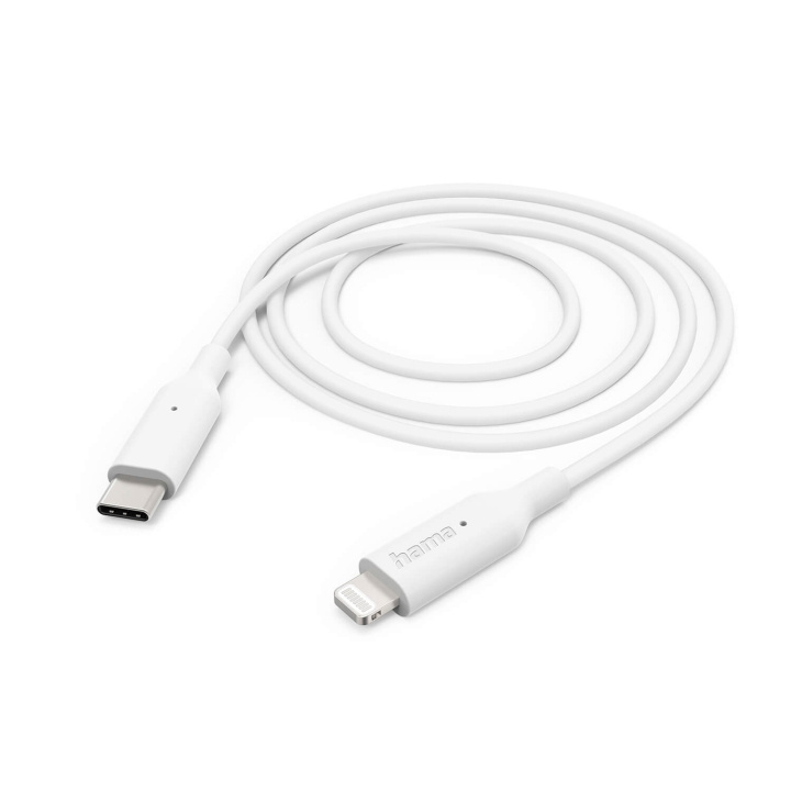 Hama Ladekabel USB-C til Lightning 1,0m Hvid i gruppen SMARTPHONES & TABLETS / Opladere og kabler / Kabler / Kabler Lightning hos TP E-commerce Nordic AB (C79486)