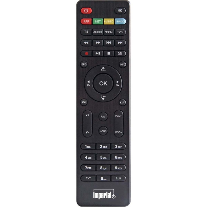 imperial Remote Control HD6i, HD6i Twin, HD6i kompakt i gruppen HJEMMEELEKTRONIK / Lyd & billede / Tv og tilbehør / Fjernbetjeninger hos TP E-commerce Nordic AB (C79519)