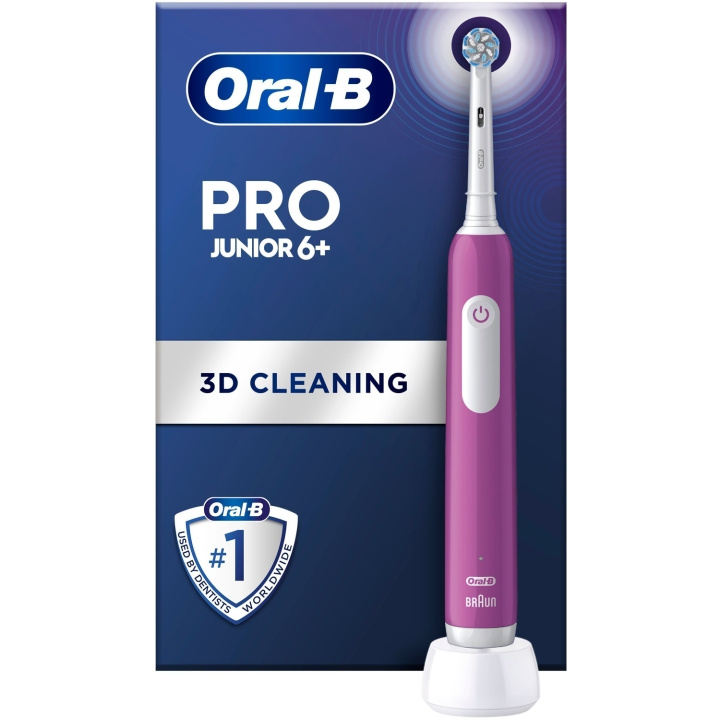 Oral B Eltandborste Junior Purple SUT i gruppen SKØNHED & HELSE / Oral pleje / Elektriske tandbørster hos TP E-commerce Nordic AB (C79524)