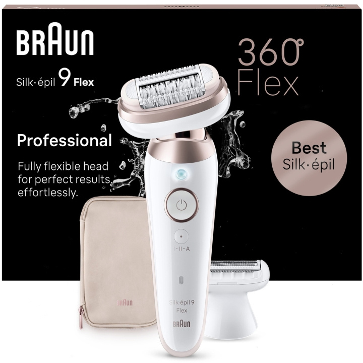 Braun Epilator Silk-épil 9 Flex 3D SES9-030 i gruppen SKØNHED & HELSE / Hår og styling / Hårfjerning / Epilatorer hos TP E-commerce Nordic AB (C79528)