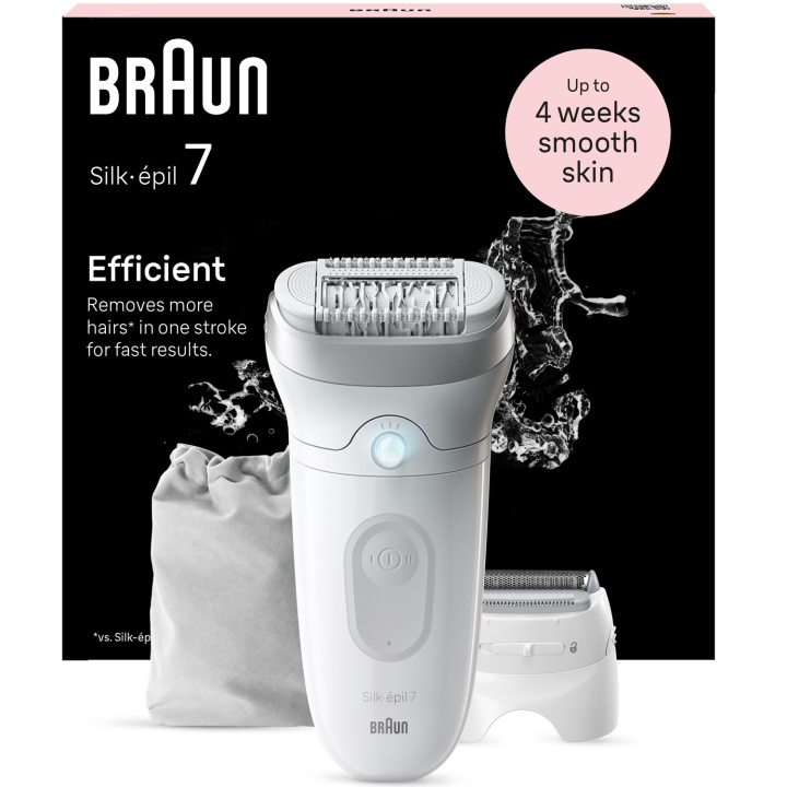 Braun Epilator Silk-épil 7 SE7-041 i gruppen SKØNHED & HELSE / Hår og styling / Hårfjerning / Epilatorer hos TP E-commerce Nordic AB (C79530)