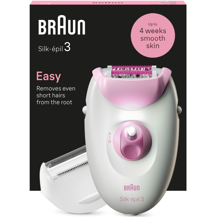 Braun Epilator Silk-épil 3 SE3-031 i gruppen SKØNHED & HELSE / Hår og styling / Hårfjerning / Epilatorer hos TP E-commerce Nordic AB (C79531)