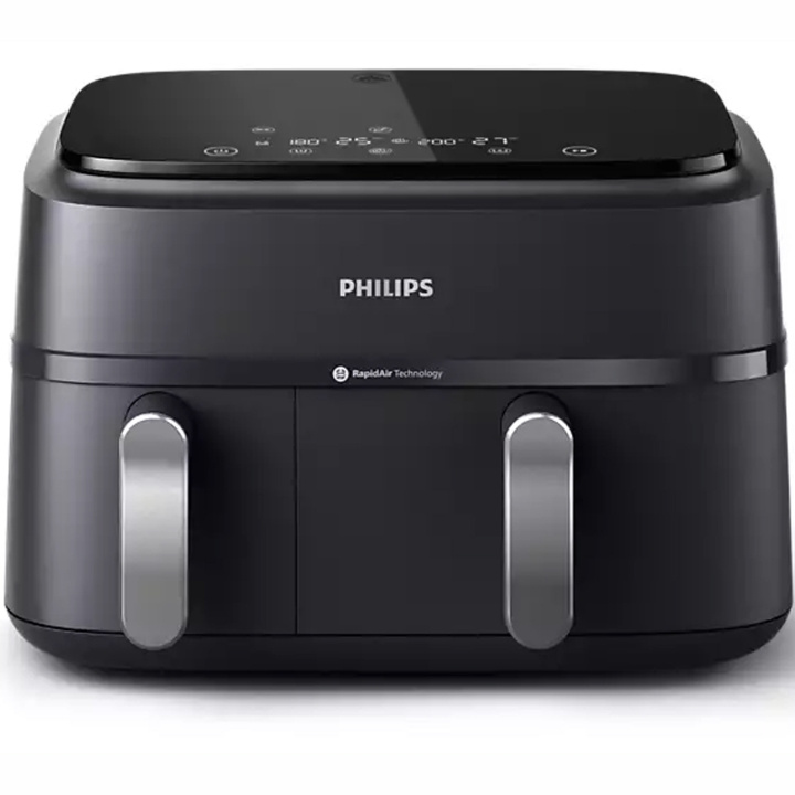 Philips Airfryer 3000 Series Dual Basket, 9L, NA351/00 i gruppen HJEM, HUS & HAVE / Husholdningsapparater / Airfryers & Friture hos TP E-commerce Nordic AB (C79534)