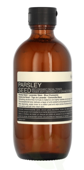 AESOP Parsley Seed Anti Oxidant Facial Toner 200 ml i gruppen SKØNHED & HELSE / Hudpleje / Ansigt / Hudserum hos TP E-commerce Nordic AB (C79537)