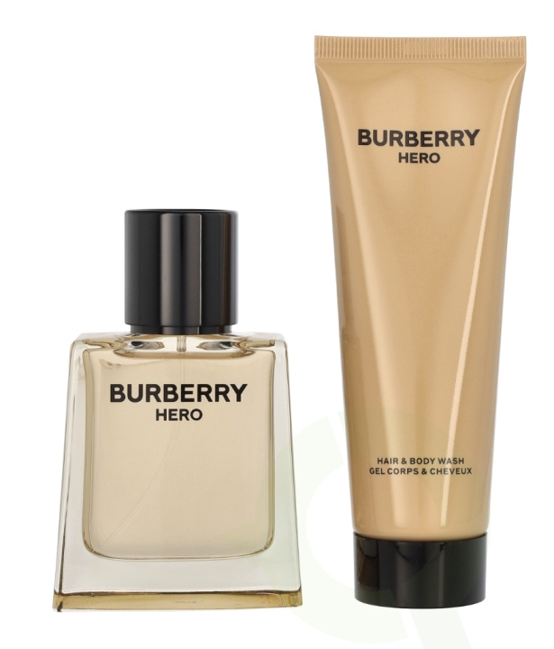 Burberry Hero Giftset 125 ml Edt Spray 50ml/Hair & Body Wash 75ml i gruppen SKØNHED & HELSE / Gaveæske / Gaveæske til hende hos TP E-commerce Nordic AB (C79556)