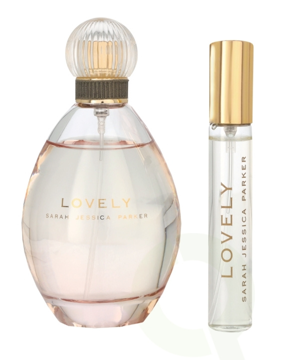 Sarah Jessica Parker Lovely Giftset 115 ml Edp Spray 100ml/Edp Travel Spray 15ml i gruppen SKØNHED & HELSE / Gaveæske / Gaveæske til hende hos TP E-commerce Nordic AB (C79581)