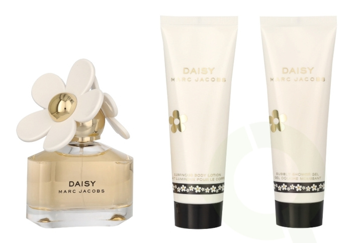 Marc Jacobs Daisy Giftset 200 ml Edt Spray 50ml/Body lotion 75ml/Shower Gel 75ml i gruppen SKØNHED & HELSE / Gaveæske / Gaveæske til hende hos TP E-commerce Nordic AB (C79588)