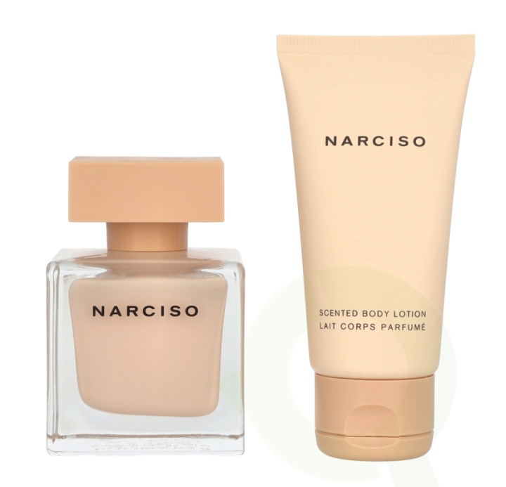 Narciso Rodriguez Narciso Poudree Giftset 100 ml Edp Spray 50ml/Body Lotion 50ml i gruppen SKØNHED & HELSE / Gaveæske / Gaveæske til hende hos TP E-commerce Nordic AB (C79595)