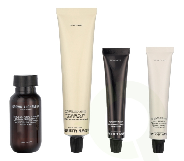 Grown Alchemist Function Of The Skin Starter Set 155 ml Gentle Gel Facial Cleanser 50ml/Hydra-Restore Cream Cleanser 20ml/Hydra-Repair Day Cream 65ml/Hand Cream Vanilla And Orange Peel 20ml i gruppen SKØNHED & HELSE / Gaveæske / Gaveæske til hende hos TP E-commerce Nordic AB (C79602)