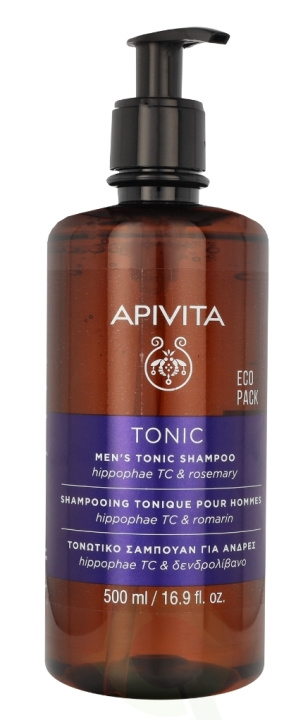 Apivita Tonic Men\'s Shampoo 500 ml i gruppen SKØNHED & HELSE / Hår og styling / Hårpleje / Shampoo hos TP E-commerce Nordic AB (C79606)