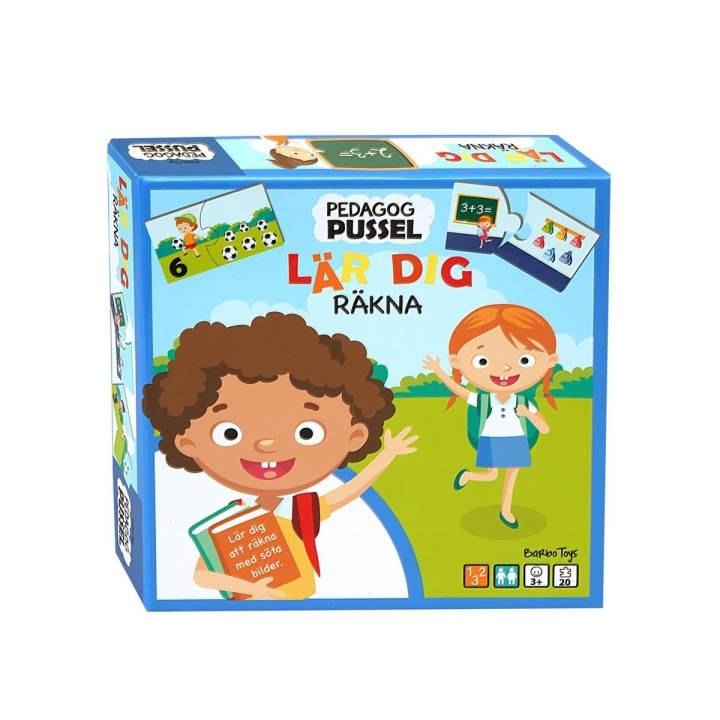 Barbo Toys Barbo Classic Pedagog Pussel Lär Dig Räkna (SE) i gruppen LEGETØJ, BØRN & BABY / Legetøj / Tegne og tælle hos TP E-commerce Nordic AB (C79753)