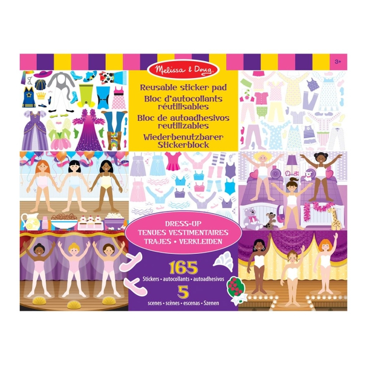 Melissa & Doug Genanvendelige klistermærker Pad Dress-Up i gruppen LEGETØJ, BØRN & BABY / Legetøj / Hobbyartikler hos TP E-commerce Nordic AB (C79768)