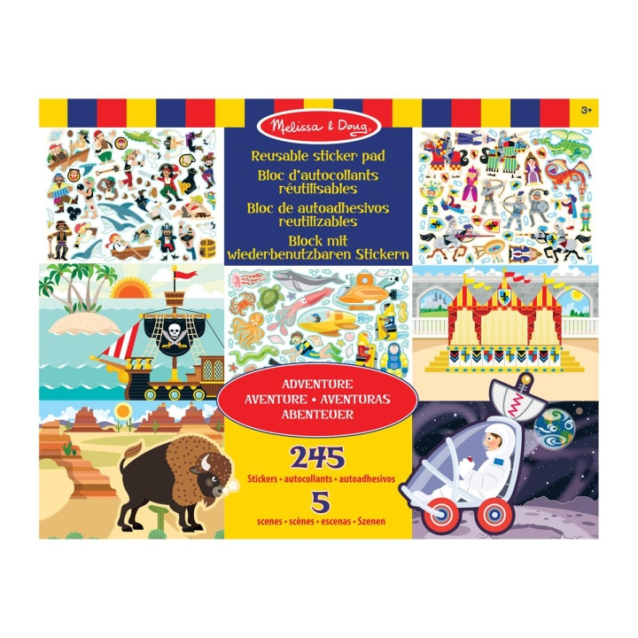 Melissa & Doug Genanvendelige klistermærker Pad Adventure i gruppen LEGETØJ, BØRN & BABY / Legetøj / Hobbyartikler hos TP E-commerce Nordic AB (C79775)