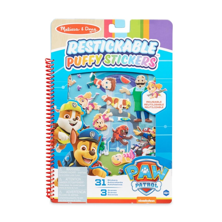 Melissa & Doug Genanvendelige Puffy Stickers Aktivitetsbog Paw Patrol Adventure Bay i gruppen LEGETØJ, BØRN & BABY / Legetøj / Hobbyartikler hos TP E-commerce Nordic AB (C79781)