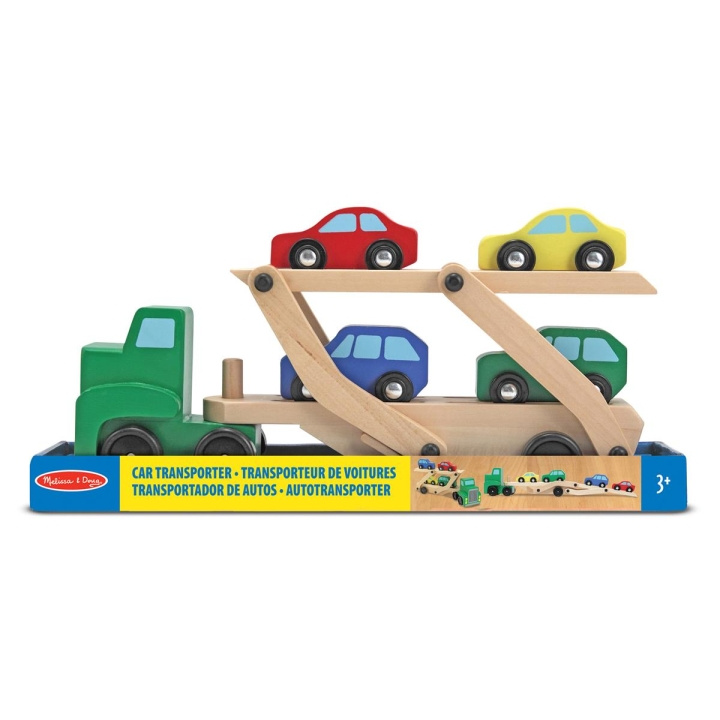 Melissa & Doug Biltransporter af træbiler i gruppen LEGETØJ, BØRN & BABY / Legetøj / Legetøjsbiler hos TP E-commerce Nordic AB (C79787)