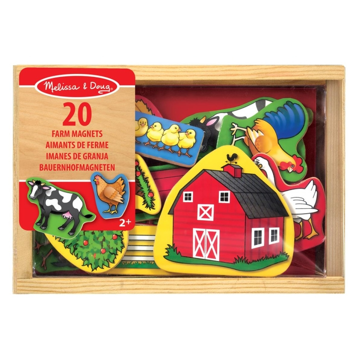 Melissa & Doug Træmagneter Bondegård i gruppen LEGETØJ, BØRN & BABY / Legetøj / Hobbyartikler hos TP E-commerce Nordic AB (C79793)